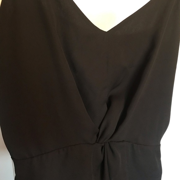 Black Tank Top Blouse - Picture 3 of 4